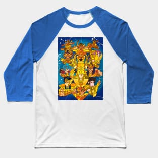 Gold Saints - Saint Seiya Baseball T-Shirt